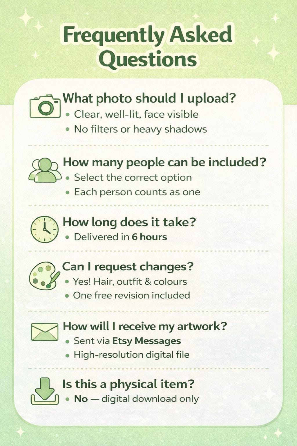 Custom Anime Portrait | Kawaii Style Digital Illustration