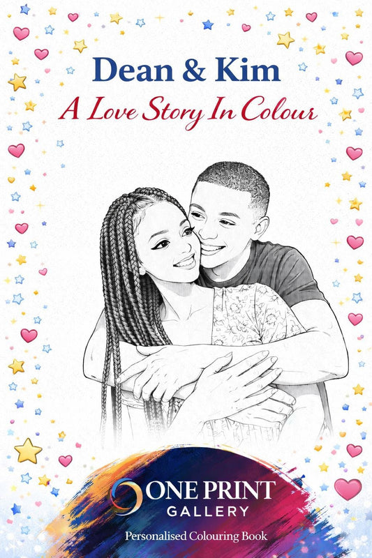 Personalized Photo Coloring Book | Custom Family Activity Book