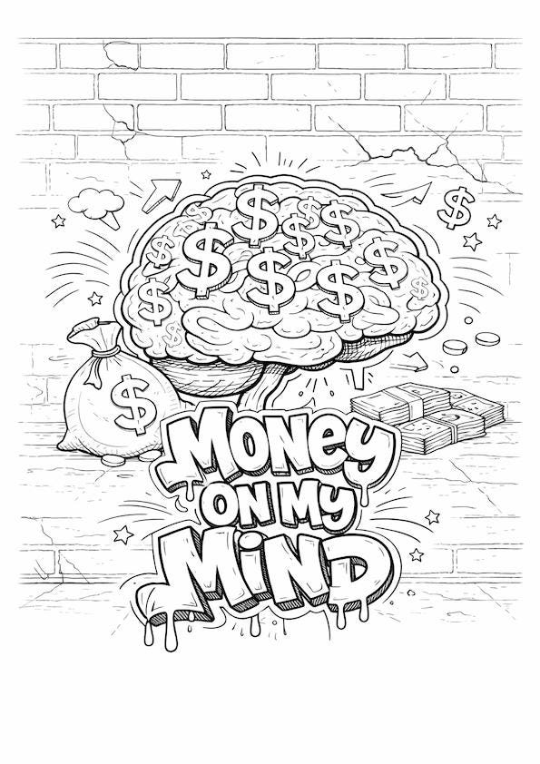 Graffiti Colouring Book for Adults | Street Art Urban Designs (A4/A5)