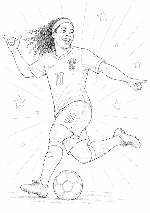 Brazil World Cup 2026 Colouring Book | Football Fan Activity Book for Kids, Adults