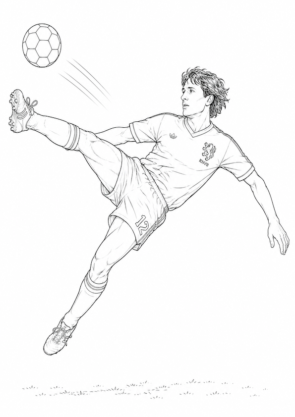 Holland 2026 World Cup Colouring Book | Netherlands Football Fan Activity Book