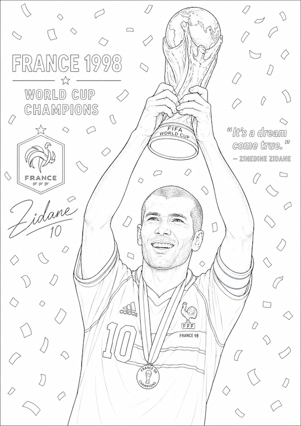 France World Cup Colouring Book | 2026 Football Activity Book for Fans