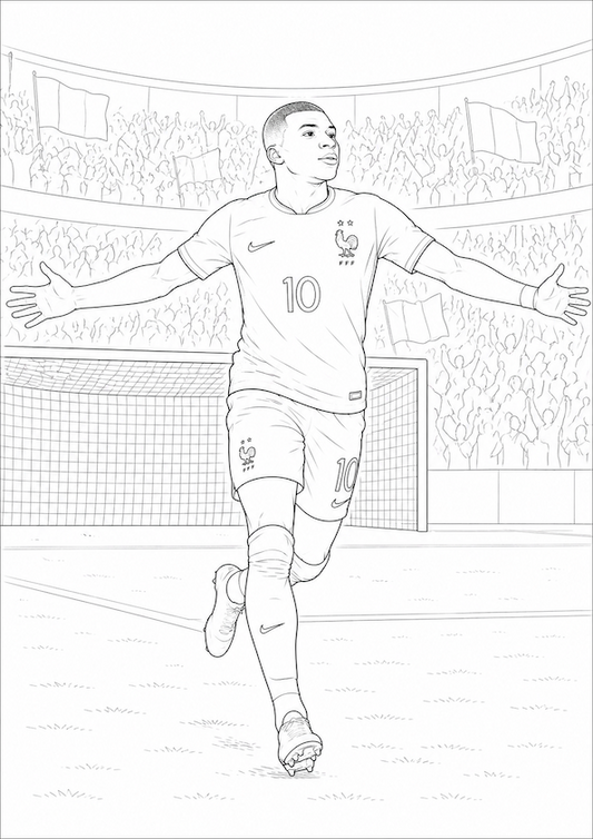 France World Cup Colouring Book | 2026 Football Activity Book for Fans