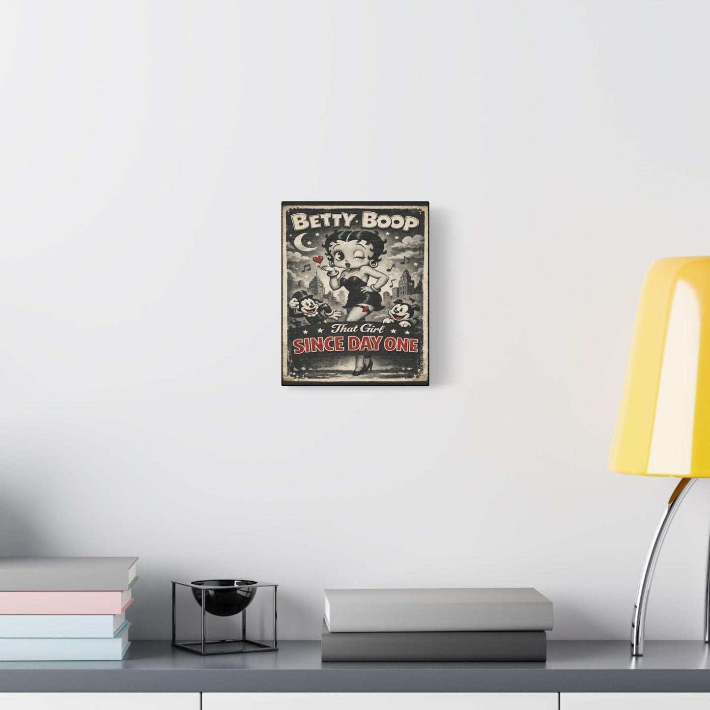 Betty Boop Canvas Print | 1930s Retro Cartoon Wall Art
