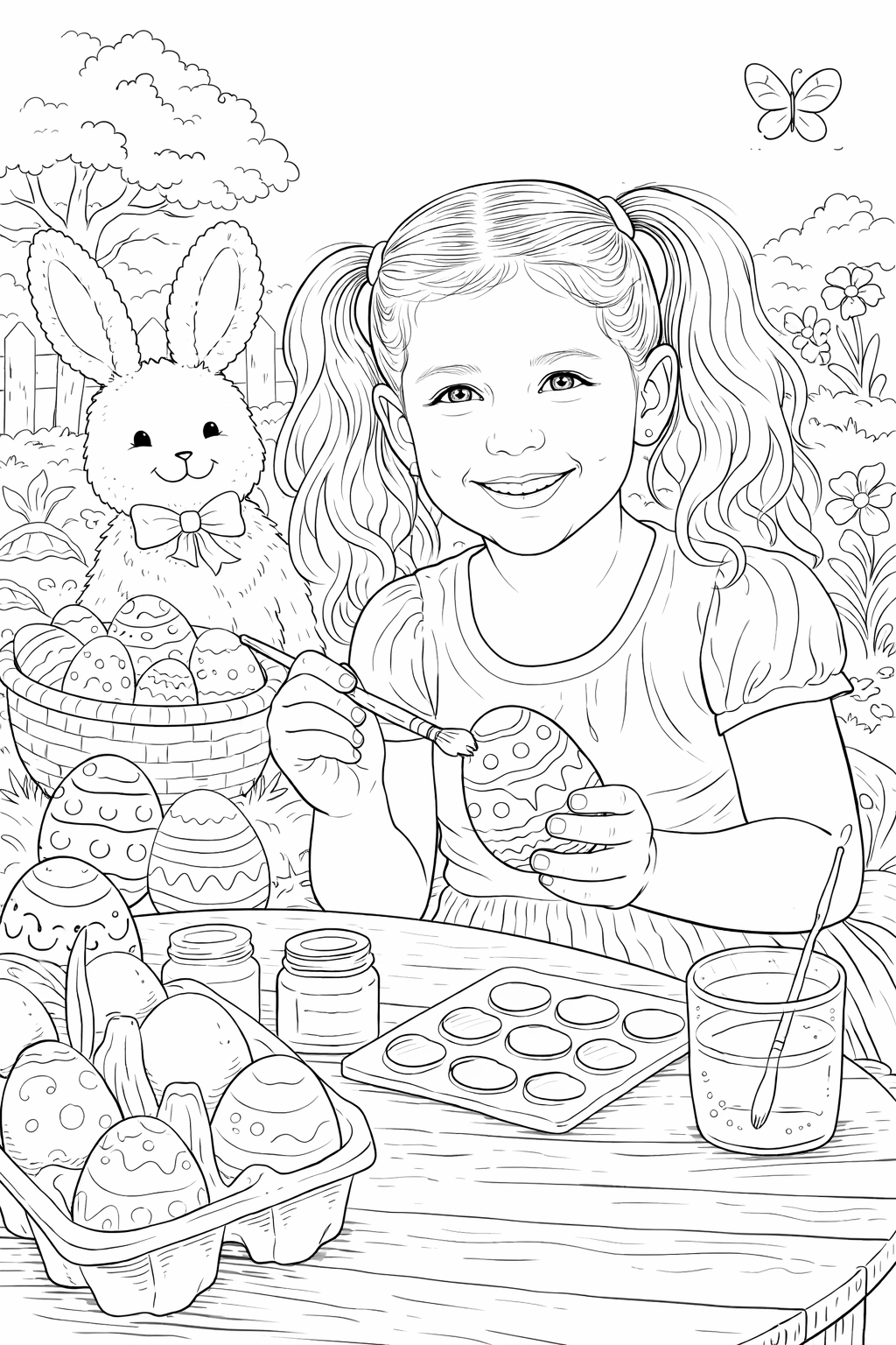 Personalised Easter Colouring Book for Kids | Custom Photo Activity Book