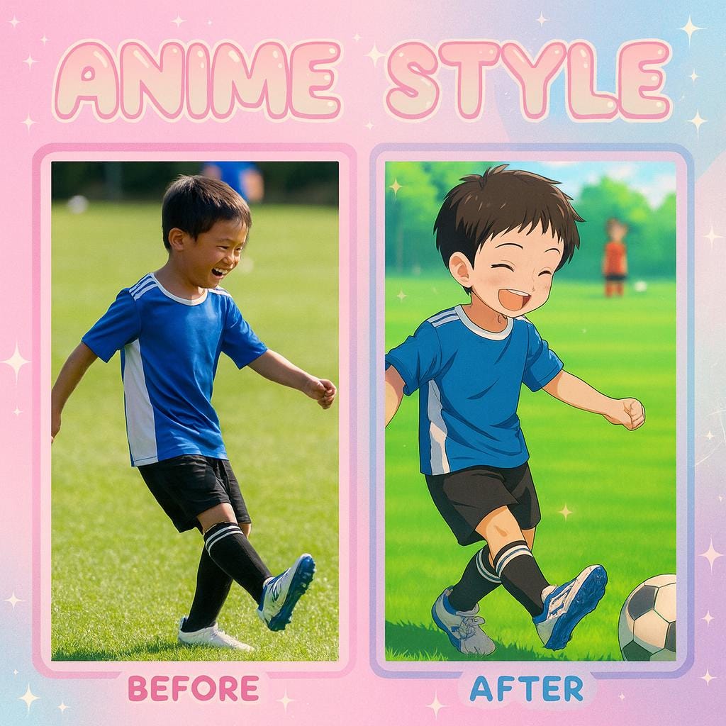 Custom Anime Portrait | Kawaii Style Digital Illustration