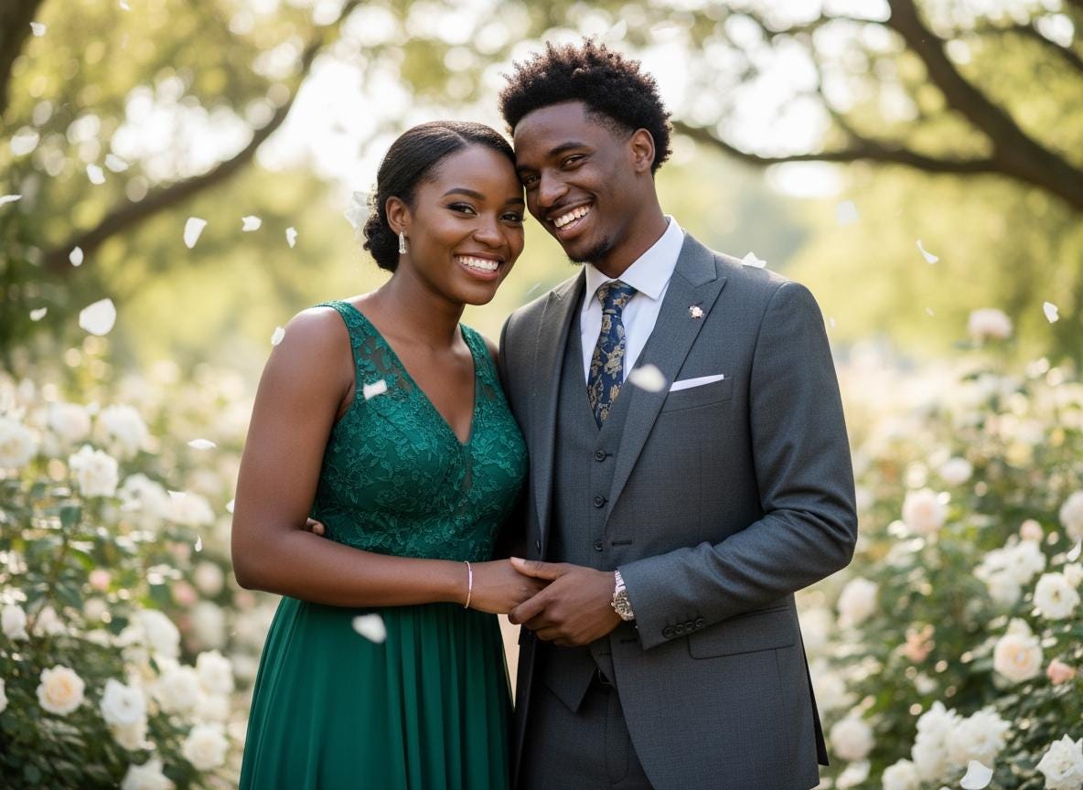 Custom Stained Glass Portrait Canvas | Royal Couple Art