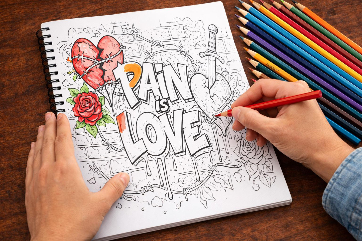 Graffiti Colouring Book for Adults | Street Art Urban Designs (A4/A5)