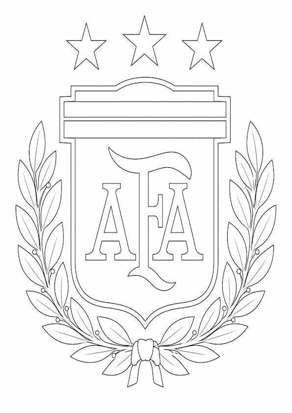Argentina Football World Cup Colouring Book | Kids & Adults Soccer Activity Pages