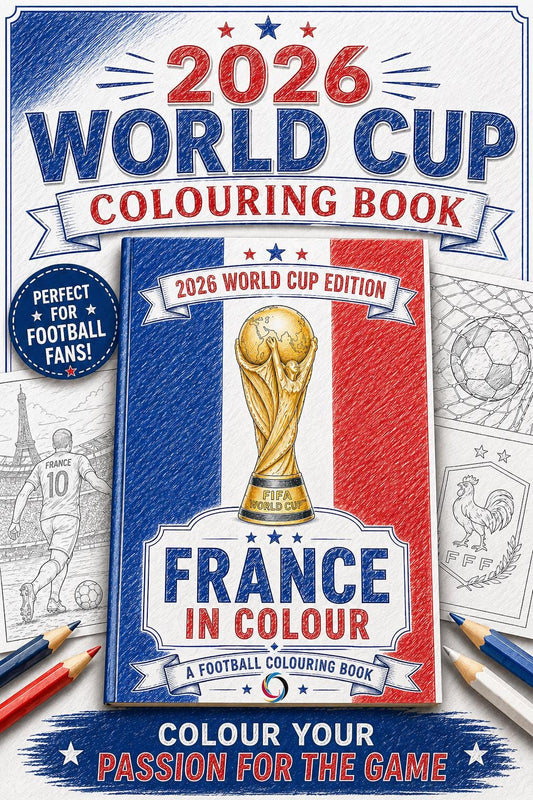 France World Cup Colouring Book | 2026 Football Activity Book for Fans